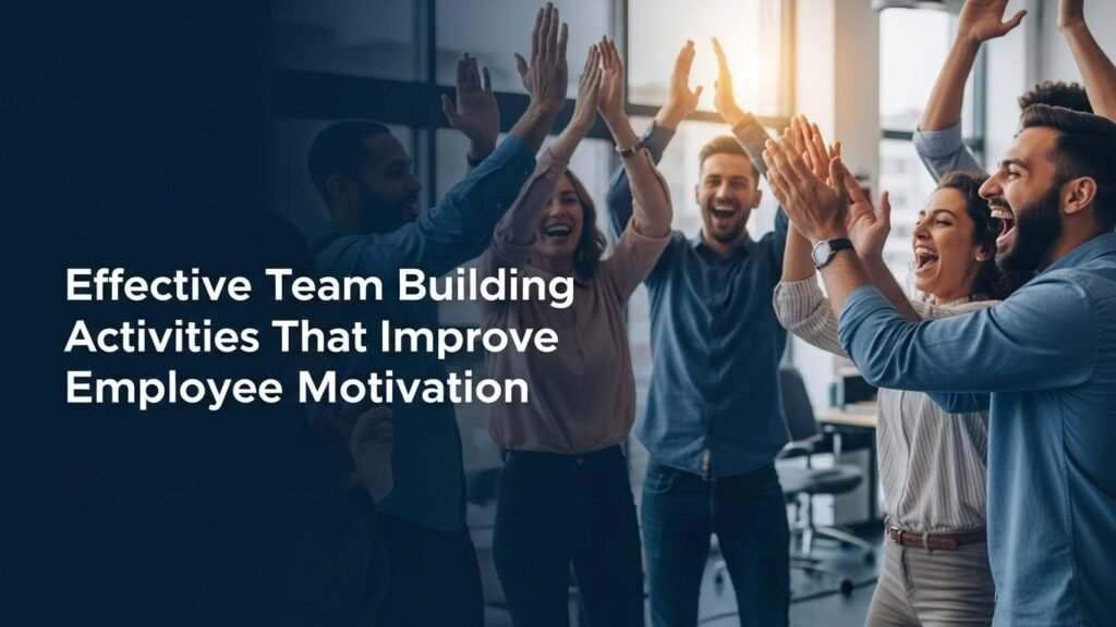 Effective Team Building Activities That Improve Employee Motivation