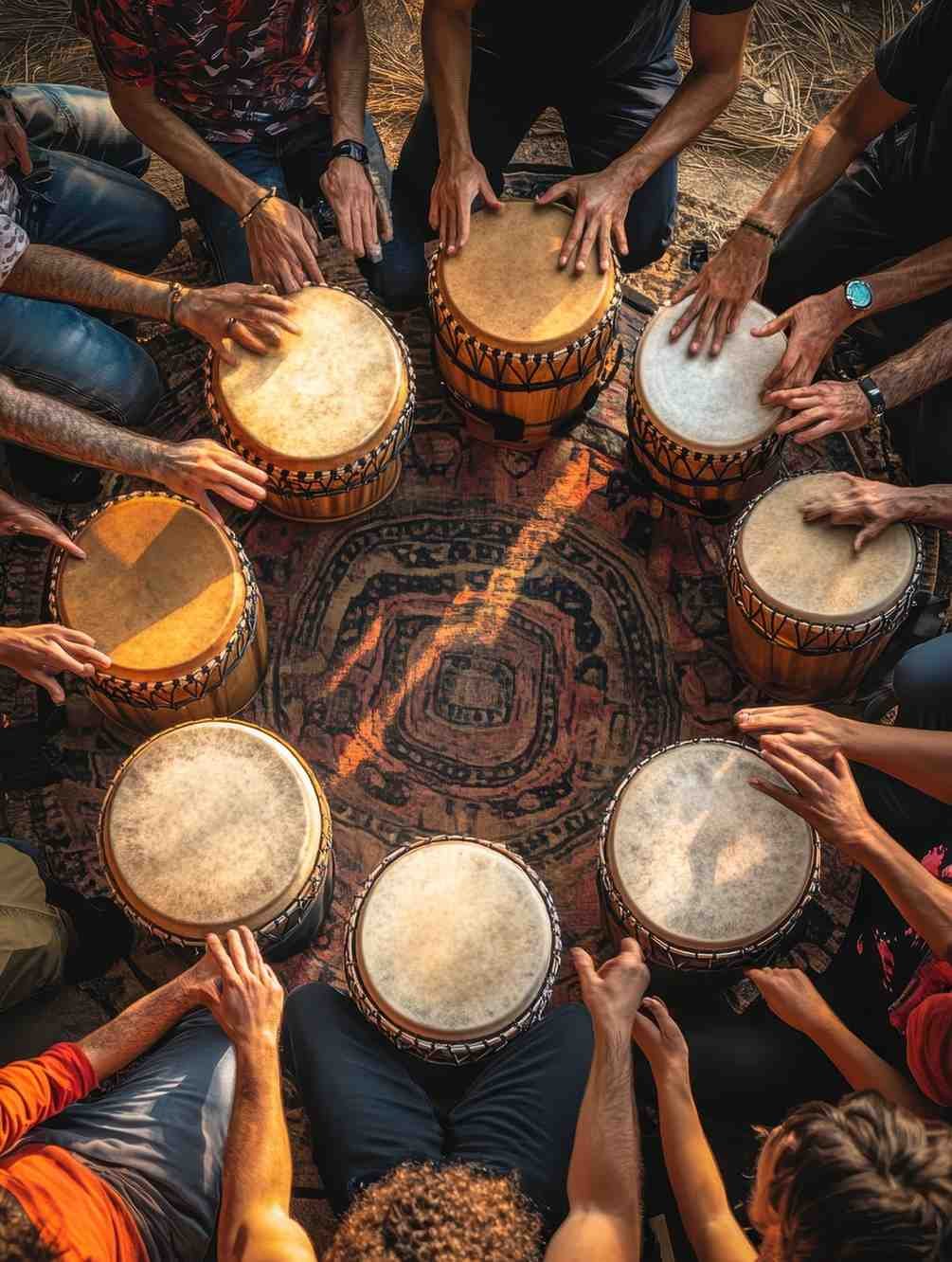 Community Drum Circle Activities for Emotional Healing